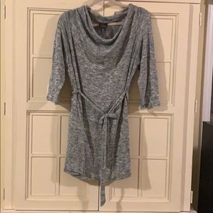 Silver sparkle maternity tunic